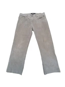 Pantalones de Pana Calvin Klein Jeans para Hombres 34x28 Gris Recto Ajustado Normcore Preppy - Imagen 1 de 12