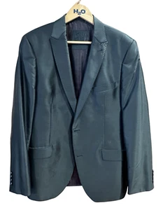 Herren Anzug Masterhand Black Größe 52 schwarz glänzend - Bild 1 von 4