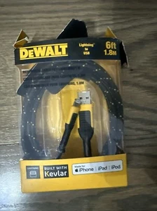 Cable reforzado DEWALT 6 pies para USB-C a USB-C PN:131 1354 DW2 - Imagen 1 de 1