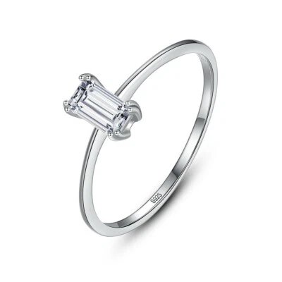BENIAMINO Ring 925er Sterling Silber Cubic Zirkonia Solitär Silberschmuck OVP  - Bild 1 von 4