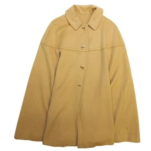 Cappotto Poncho Cappotto Lana Vintage Pendleton Giacca Donna Taglia XL Marrone - Foto 1 di 11