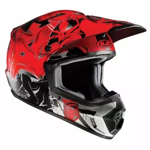 HJC CS MX II 2 Off Road MX Adult Motorcycle Helmet - Graffed Red - Picture 1 of 5