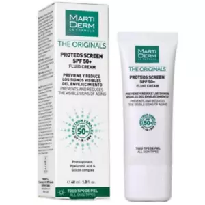 NEW Martiderm Proteos Screen Cream SPF50+ Fluid Cream 40ml Free Delivery USA - Picture 1 of 9