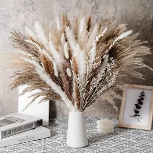 Small Dried Flower Bouquet Whisk Shape Natural Decor Long-Lasting Beauty Soft - Bild 1 von 8