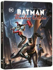 BATMAN AND HARLEY QUINN BLU-RAY STEELBOOK, NEW & SEALED, FREE POST - Picture 1 of 1