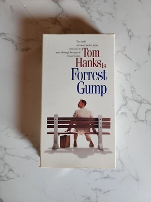 FORREST GUMP Tom Hanks VHS Tape, COMPLETE/TESTED SEE PHOTOS (VHS63) Foto 1 de 4