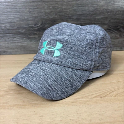 Gorra Under Armour con correa trasera para mujer gris brezo correr gimnasio atlético Foto 1 de 4