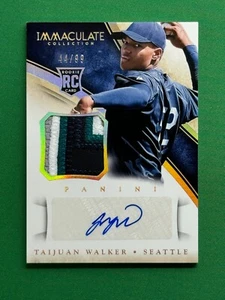 2014 Panini Immaculate #121 Taijuan Walker RC Rookie Auto Materials Prime /99 - Picture 1 of 2