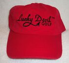 Lucky Devil Golf Hat - Red