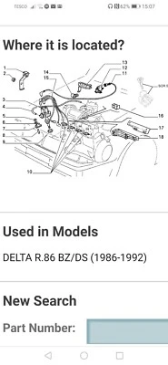 Ex main dealer stock Lancia Delta Compensator 9940321 - Image 1 of 4