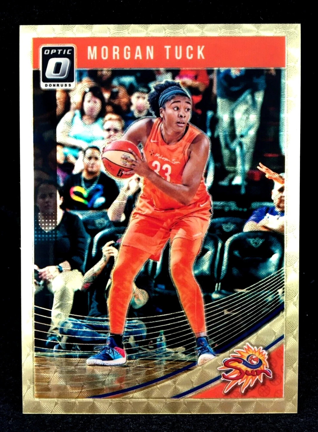 Morgan Tuck 2019 Donruss WNBA Optic GOLD VINYL Prizm 1/1 #5 SUN UCONN SSP