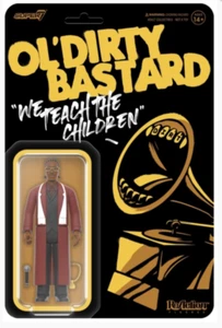 Ol' Dirty Bastard Reaction Figures Wave 04  Odb (For The Children)  New & Sealed - Picture 1 of 1