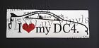 I love my DC4 USDM 94-01 Sticker decal jdm Honda integra 