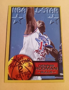 1996-97 Fleer Dennis Rodman NBA All-Star 2 Retro #296 - Chicago Bulls - Picture 1 of 2