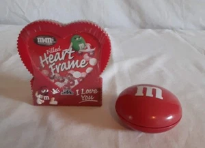 M&M Vintage Heart Frame &Tin  Trinket Box - Picture 1 of 4