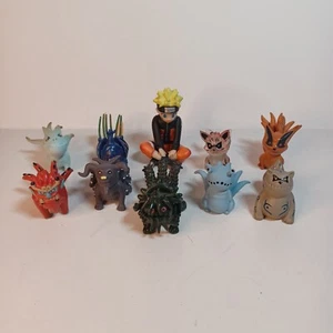 Modellino statuina Anime Uzumaki Naruto PVC giocattolo SEDUTO con 9 bestie - Foto 1 di 8