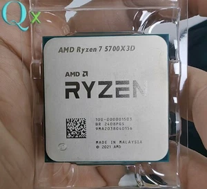 AMD Ryzen 7 5700X3D Desktop AM4 CPU Processor 3.0GHz 8 Core 16 Thrs R7  5700X3D - Picture 1 of 1