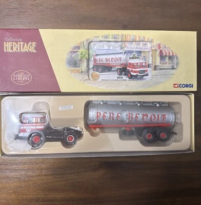 Corgi Heritage Renault JL 20 Semi-Citerne Pere Benoit, 1:50, 71802 - Image 1 of 4