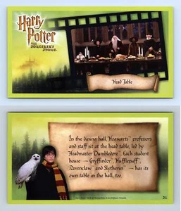 Head Table #21 Harry Potter & The Sorcerer's Stone 2001 WOTC Trading Card - Picture 1 of 1