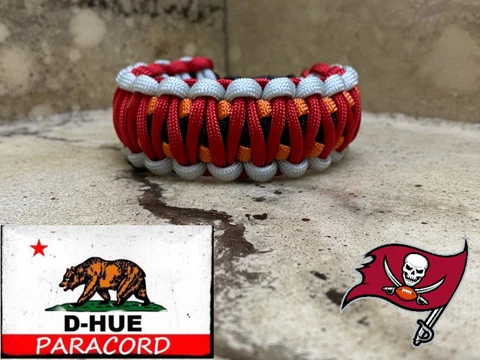 Tampa Bay Buccaneers Paracord Bracelet Super Bowl LV NFC Champions Cover