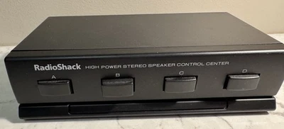 Radio Shack 40-244 High Power Stereo Control Center 4 Way Speaker Selector, Used - Image 1 of 3