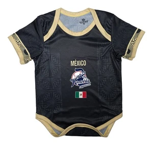 Mexico Baby Outfit Infant bodysuit Fan Rieleros Aguascalientes Lightweight Black - Picture 1 of 2