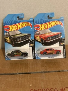 Hot Wheels Kmart Exclusivo 71 Datsun 510 Momo Negro y Rojo 71 Datsun Lote de 2 - Imagen 1 de 2