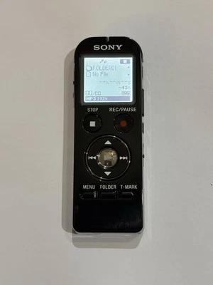 Sony ICD-UX533 4GB Memory 3-in-1 Digital Voice Recorder with USB - Black - Image 1 of 4