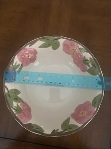 Vintage Franziskaner Wüstenrose 8 1/2 Zoll Gemüse Servierschüssel - Bild 1 von 5