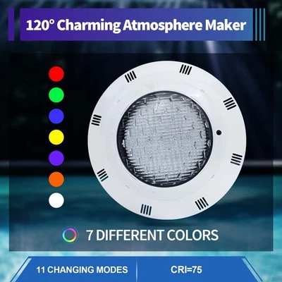 Faro subacqueo 45W LED RGB IP68 luce piscina luce piscina faretto - Immagine 1 di 4