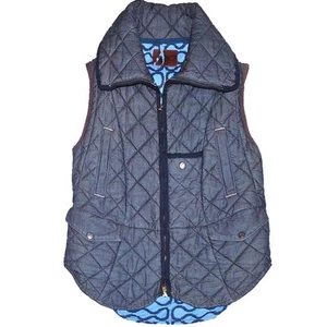 Vivienne Westwood Lee Life Puffer Jacket Body Warmer Denim Gillet - Picture 1 of 11