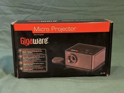 Gigaware Micro Projector #25-1198 AV/DVI Inputs In OG Box NO MANUAL  - Image 1 of 4