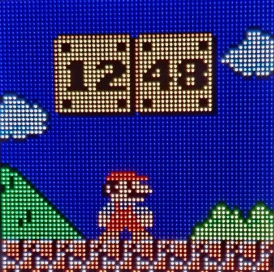 esp32 led matrix mario clock kit - Image 1 of 2