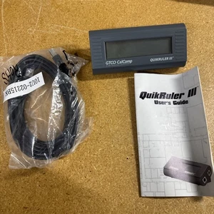 GTCO Calcomp QuikRuler for GTCO Digitizer Roll-Up Display Ford Manual #k3 - Picture 1 of 1