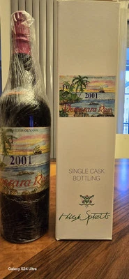 Rum High Spirits Port Mourant 2001 20 Anni Demerara Single Cask 47,7% - Immagine 1 di 4