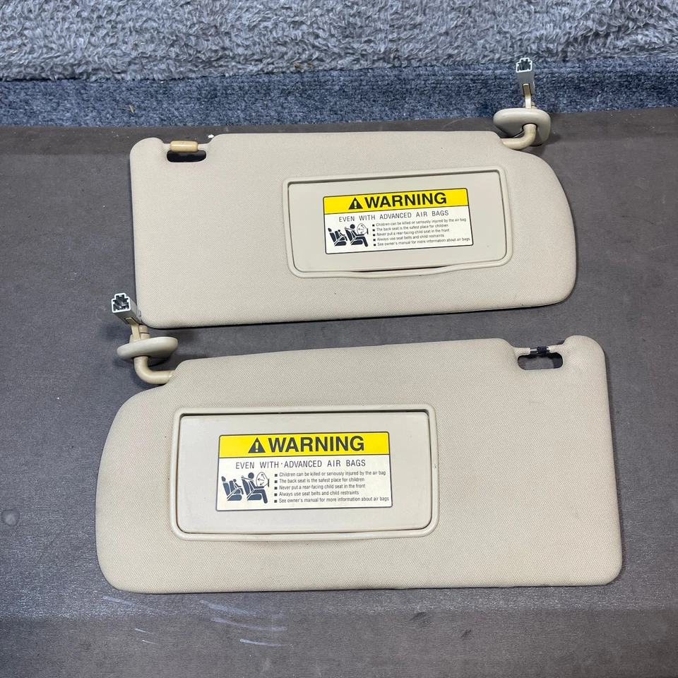 Juego de parasol para conductor y pasajero Acura TSX 2004-2008 beige diestro OEM Foto 1 de 4