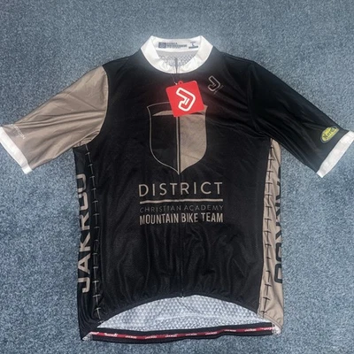 Camiseta deportiva de ciclismo Jakroo para hombre con cremallera grande Foto 1 de 4