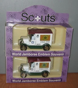 Lledo Days Gone LP6442 Model T Ford Van Scouts World Jamboree Pair Door Variants - Picture 1 of 4