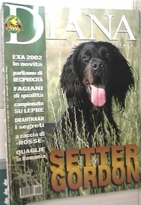 DIANA 14 2002 Pernice rossa Setter gordon Fagiano Quaglie Romania Drahthaar di - Picture 1 of 1