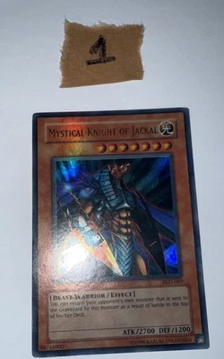 Yugioh Mystical Knight of Jackal PGD  PGD-069 Ultra Rare Original Print (MP) - Image 1 of 4