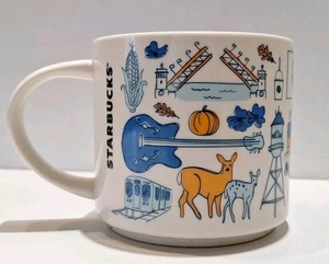 Taza de café Starbucks Illinois Been There Series 14 oz Collector Series taza de café - Imagen 1 de 7