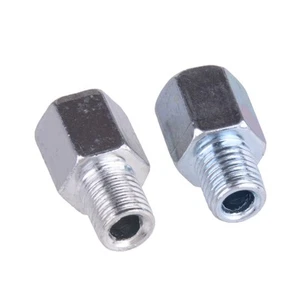 Tornillo adaptador pernos roscados espejo retrovisor moto M10x1.25 2x - Imagen 1 de 5
