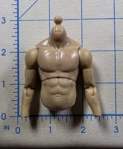 AEW Unrivaled Male Torso Body Buck Part Fodder 7" 1/10 Scale Jungle Boy #42 - Picture 1 of 6