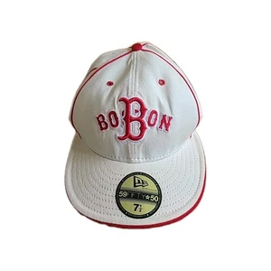 59fifty New Era Herren Cap Mütze MLB "Wordy" Boston Red Sox Fitted 7 1/5 *RAR* - Bild 1 von 8