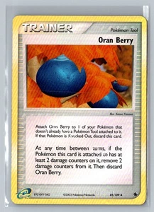 Ruby and Sapphire #85/109 Oran Berry Rev Holo - Picture 1 of 2