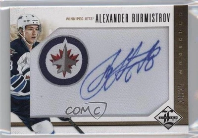 2012 Panini Limited Monikers Signatures Gold /25 Alexander Burmistrov Patch Auto - Image 1 of 2