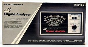 Vintage Sears Engine Analyzer Model 28-2163 Made In USA Model 161.216300 - Foto 1 di 17