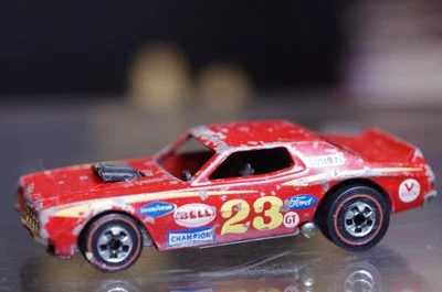 Grand Torino Stocker 1974 Hot Wheels Redline Flying Colors #23 sin vidrio Foto 1 de 4