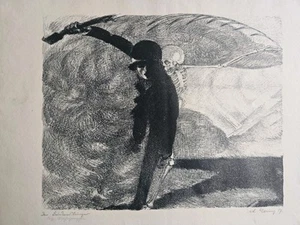 Andreas Gering - Der Findelkrieger - 1917Original lithograph on laid paper - Picture 1 of 4