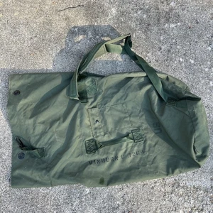 US Military OD Green Duffle Rucksack Tasche Heavy Army Rucksack Riemen - Bild 1 von 7